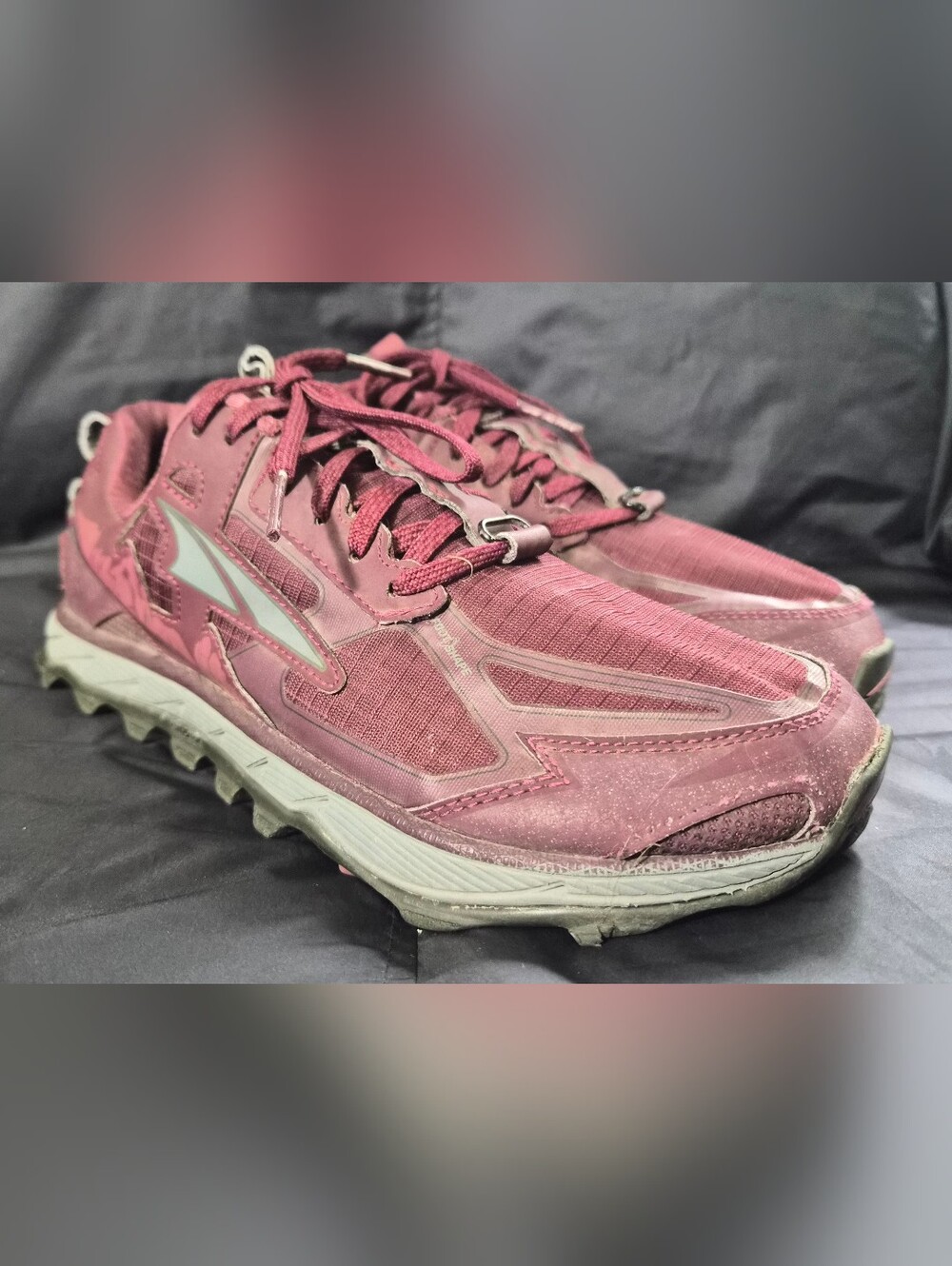 Women's Altra Women's Lone Peak 4.5 "Dark Port" Trail Running Shoes Sz. 8